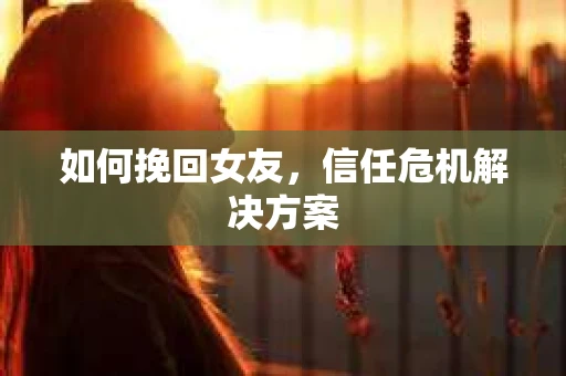 如何挽回女友,信任危机解决方案 如何挽回女友,信任危机解决方案