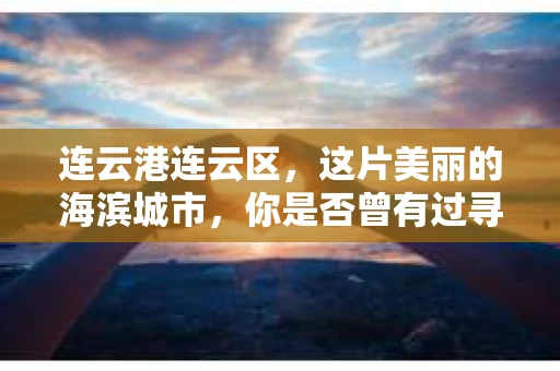 连云港连云区，这片美丽的海滨城市，你是否曾有过寻找私家侦探的需求？或许是因为家庭纠纷，或许是因为商业竞争，又或许是因为其他原因。那么，连云港连云区有私家侦探吗？今天，我们就来聊聊这个话题。
