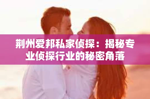 荆州爱邦私家侦探：揭秘专业侦探行业的秘密角落
