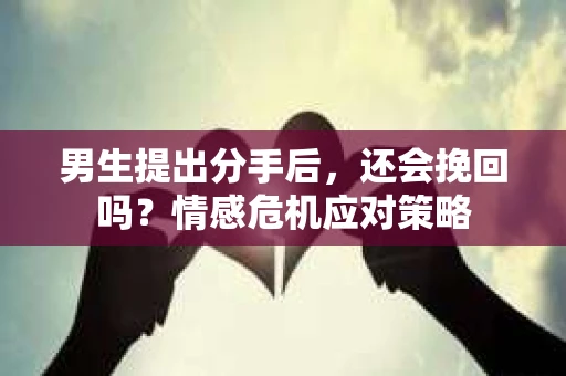 男生提出分手后，还会挽回吗？情感危机应对策略