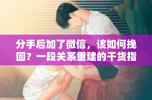 分手后加了微信，该如何挽回？一段关系重建的干货指南