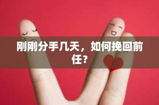 刚刚分手几天，如何挽回前任？