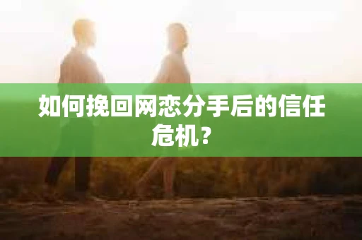 如何挽回网恋分手后的信任危机？