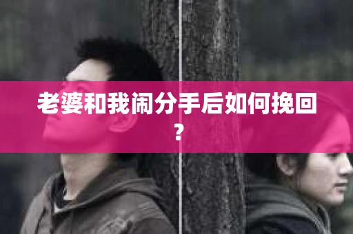 老婆和我闹分手后如何挽回？
