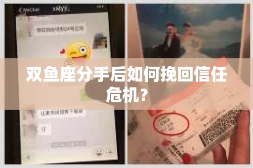 双鱼座分手后如何挽回信任危机？